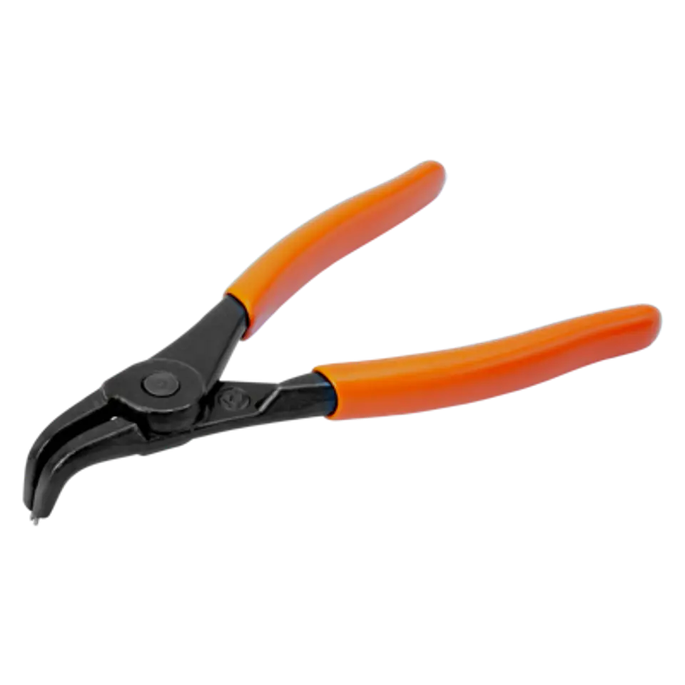 Alicates para arandelas exteriores con mordazas curvadas a 90° y acabado fosfatado, 180 mm Bahco 2990-180 1