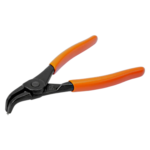 Alicates para arandelas exteriores con mordazas curvadas a 90° y acabado fosfatado, 289 mm Bahco 2990-300