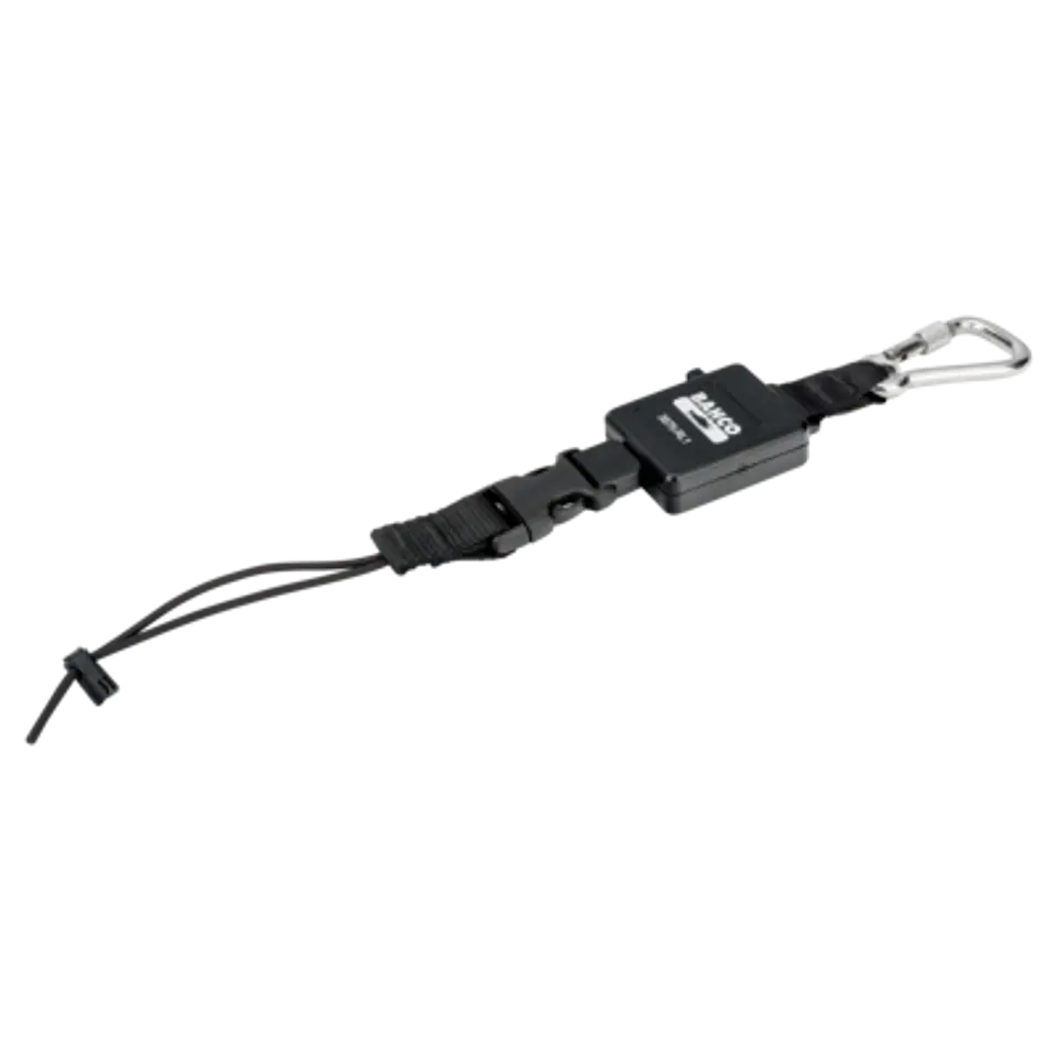 Lanyard retráctil con mosquetón fijo para 0,9 kg de 1 m Bahco 3875-RL1 1