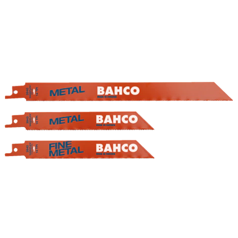 Juego de hojas de sable bi-metal Sandflex® para cortar metales (5 piezas) Bahco 3940-METAL-SET-5P