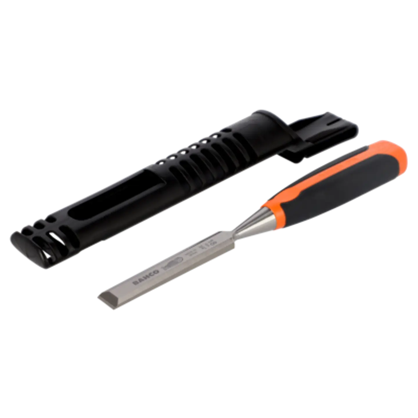 Formón con mango de goma de 12 mm Bahco 424P-12 1
