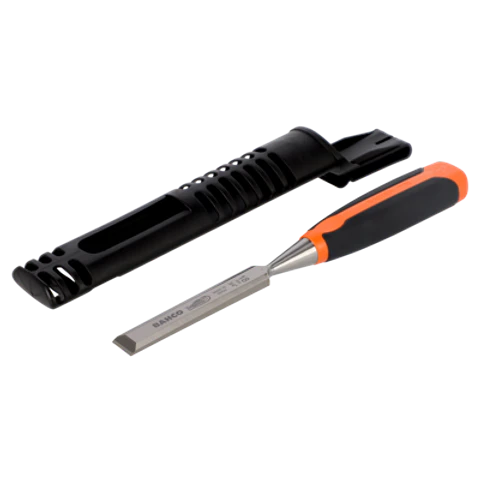 Formón con mango de goma de 18 mm Bahco 424P-18