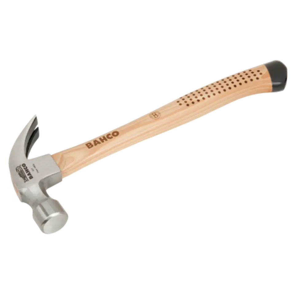 Martillo de uña con mango de madera con superficie antideslizante, 570 g Bahco 427-20 1