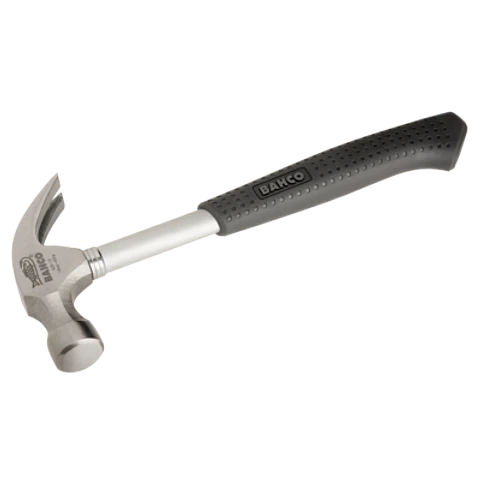 Martillo de uña con agarre de goma, mango de acero tubular, 570 g Bahco 429-20
