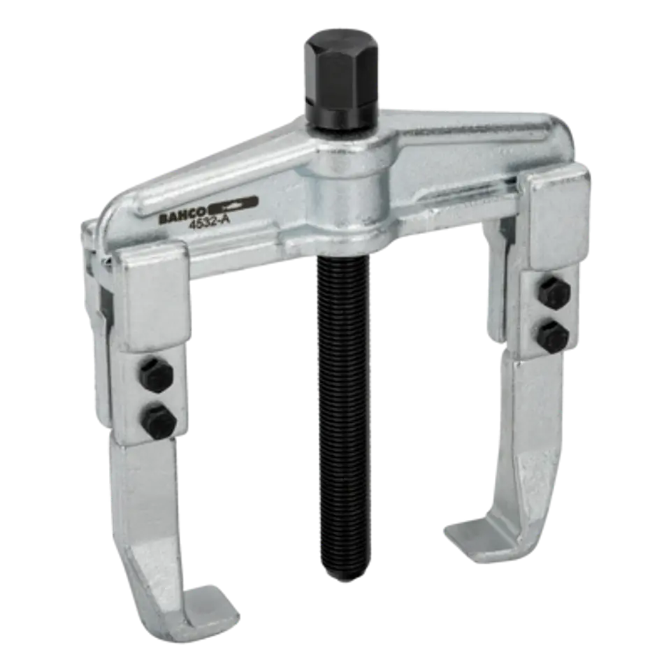 Extractor universal de dos garras con husillo templado por inducción y acabado galvanizado, 25-80 mm, 100 mm Bahco 4532-A 1