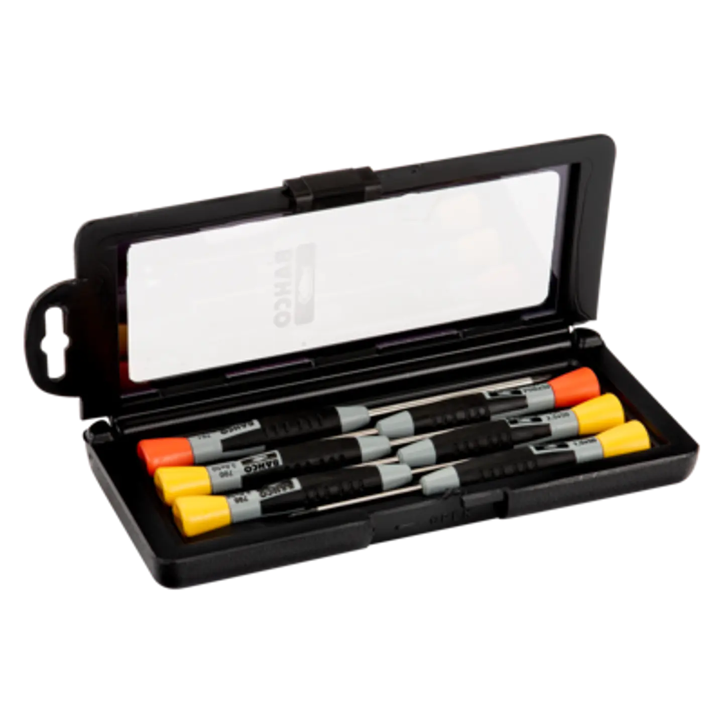 Juego de 6 destornilladores de precisión para tornillos ranurados y Phillips, 1,5-3- mm/PH0-PH1 Bahco 706-1 1