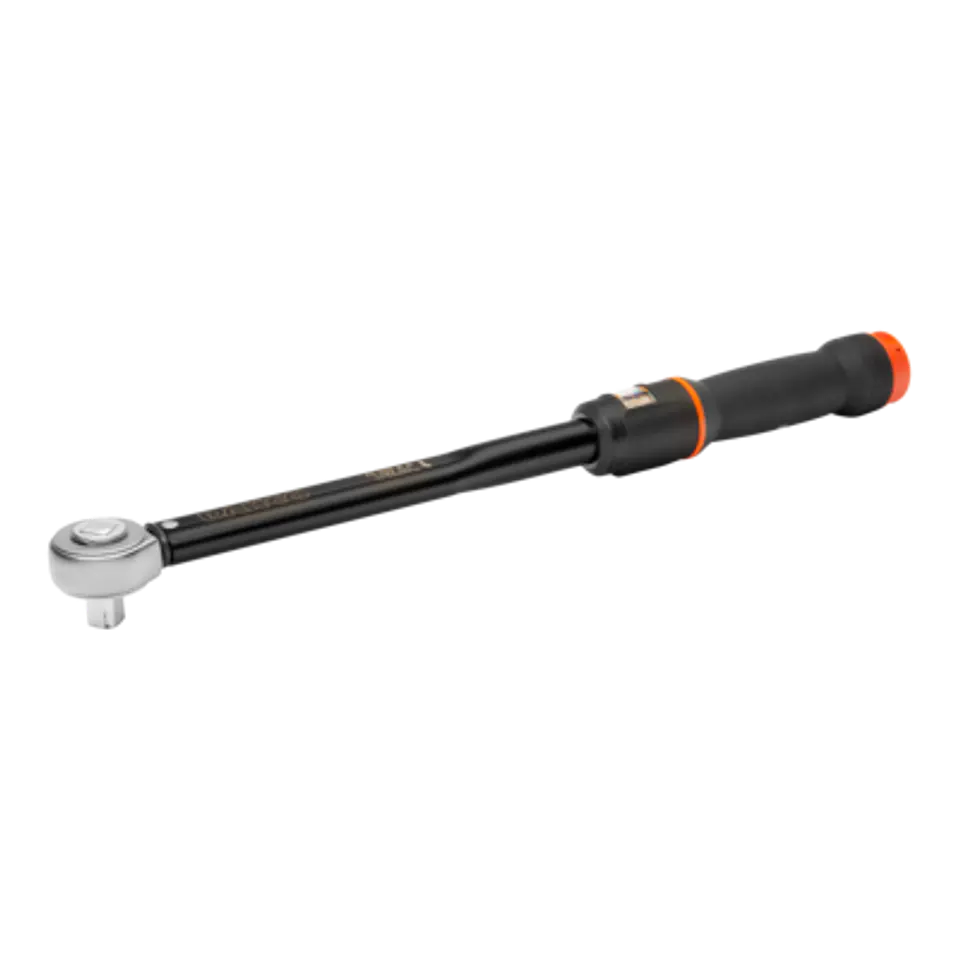 Llave dinamométrica mecánica de disparo ajustable con visor y cabeza de carraca fija con cuadradillo pasante Bahco 74WR-200 1