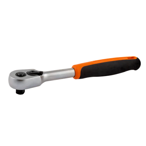 Carraca con cabeza tipo pera reversible de 3/8" con 60 dientes y un ángulo de acción de 6° de 200 mm (en blíster) Bahco 7750QR