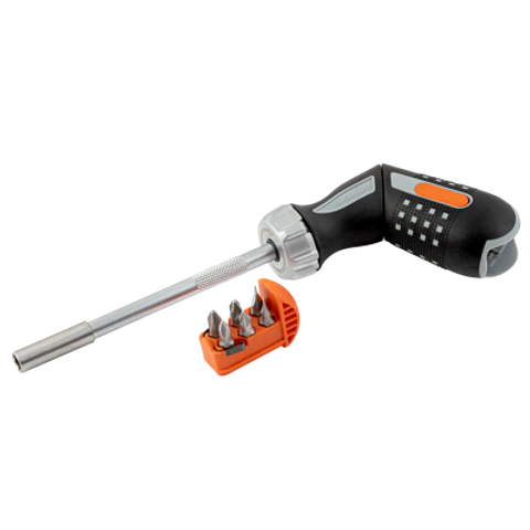 Destornillador a carraca con portapuntas de 1/4" y mango tipo pistola de 135 mm Bahco 808050P