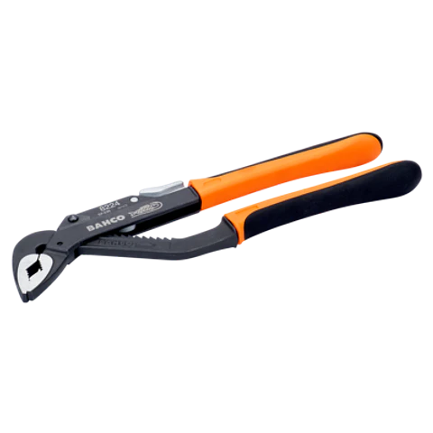 Alicates extensibles de apertura múltiple ERGO™ con mangos bi-componente y acabado fosfatado, 250 mm, embalaje industrial Bahco 8224 IP