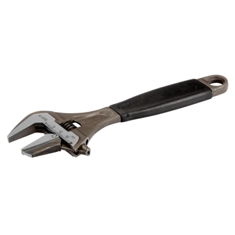 Llave ajustable "inglesa"de moleta central con mordaza de gran apertura reversibles ERGO™ de 39 mm con mango de goma de 218 mm Bahco 9031P