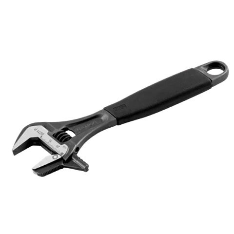 Llave ajustable "inglesa" fosfatada con mango de goma ERGO™, moleta central y mordaza reversible - 35 mm Bahco 9073 P