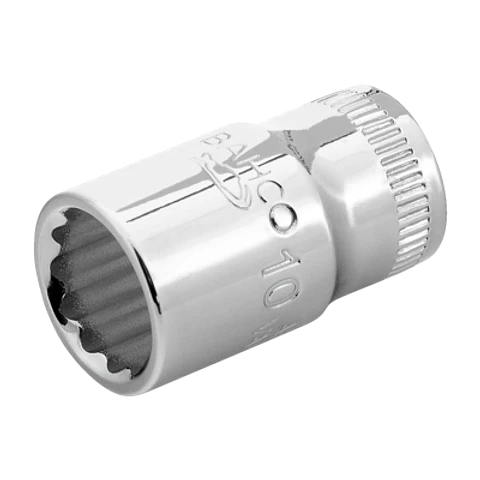 Vaso con cuadradillo de 1/4" con perfil bi-hexagonal de 10 mm Bahco A6700DM-10