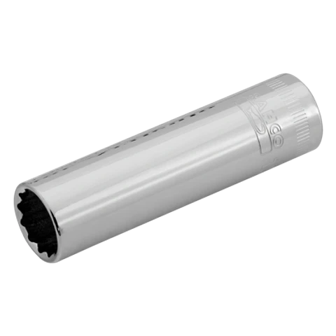 Vaso serie larga con cuadradillo de 3/8" y perfil bi-hexagonal de 19 mm Bahco A7402DM-19