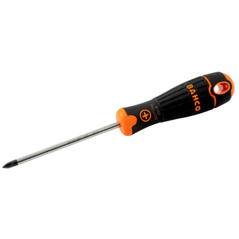 Destornillador para Phillips BahcoFit con agarre de goma, PH2 x 125 mm Bahco B192.002.125