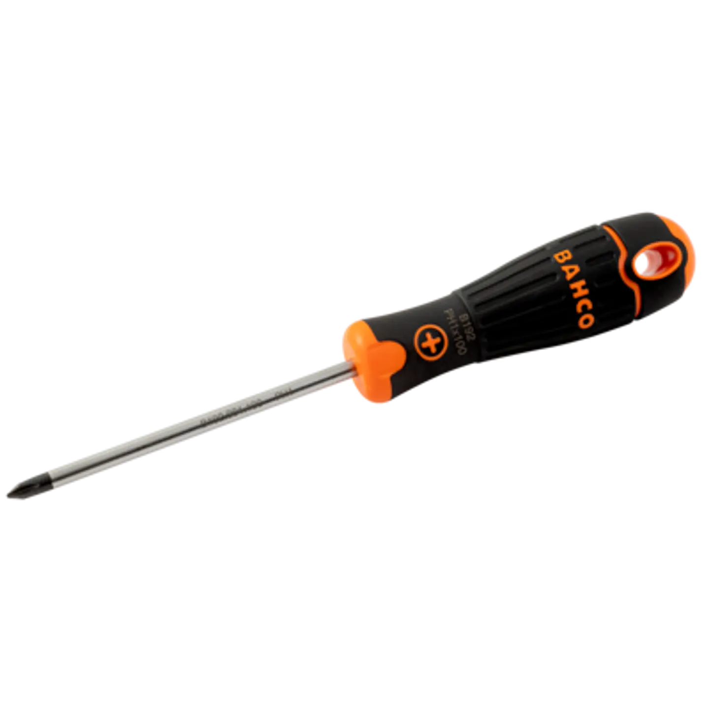 Destornillador para Phillips BahcoFit con agarre de goma, PH2 x 125 mm Bahco B192.002.125 1