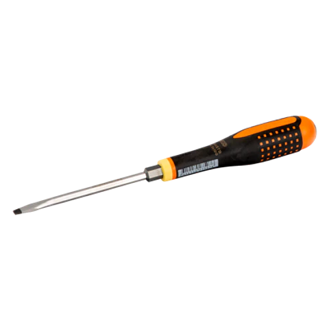 Destornillador ranurado de varilla pasante ERGO™ con mango anti-impacto (1,2 x 6,5 x 125 mm) Bahco BE-8155TB