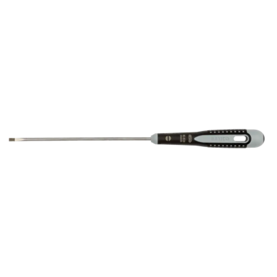 Destornillador de punta recta ranurada ERGO™ con agarre de goma, 0,5 mm x 3 mm x 125 mm Bahco BE-8220 1