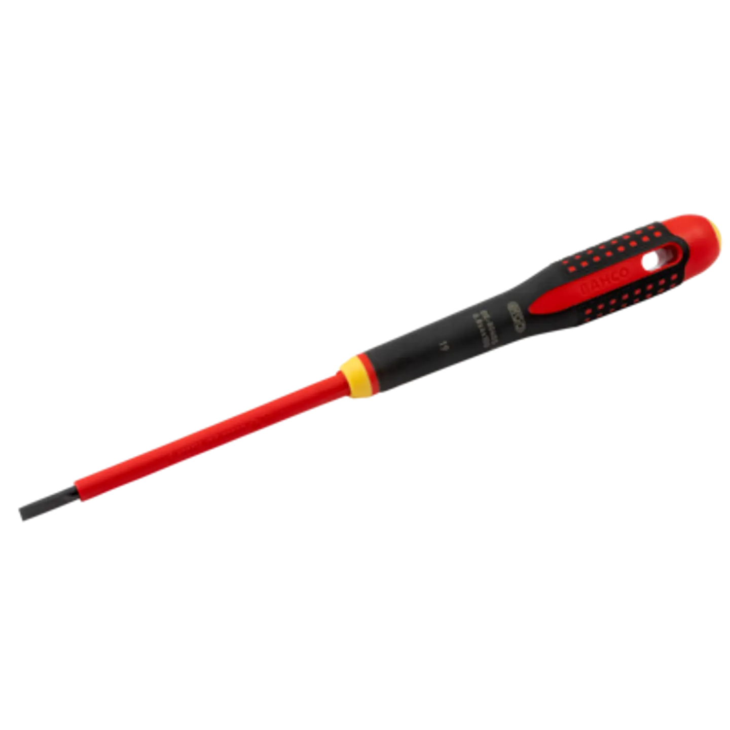Destornillador ranurado aislado VDE ERGO™ con mango de tres componentes, 1,2 mm x 6,5 mm x 150 mm Bahco BE-8255S 1