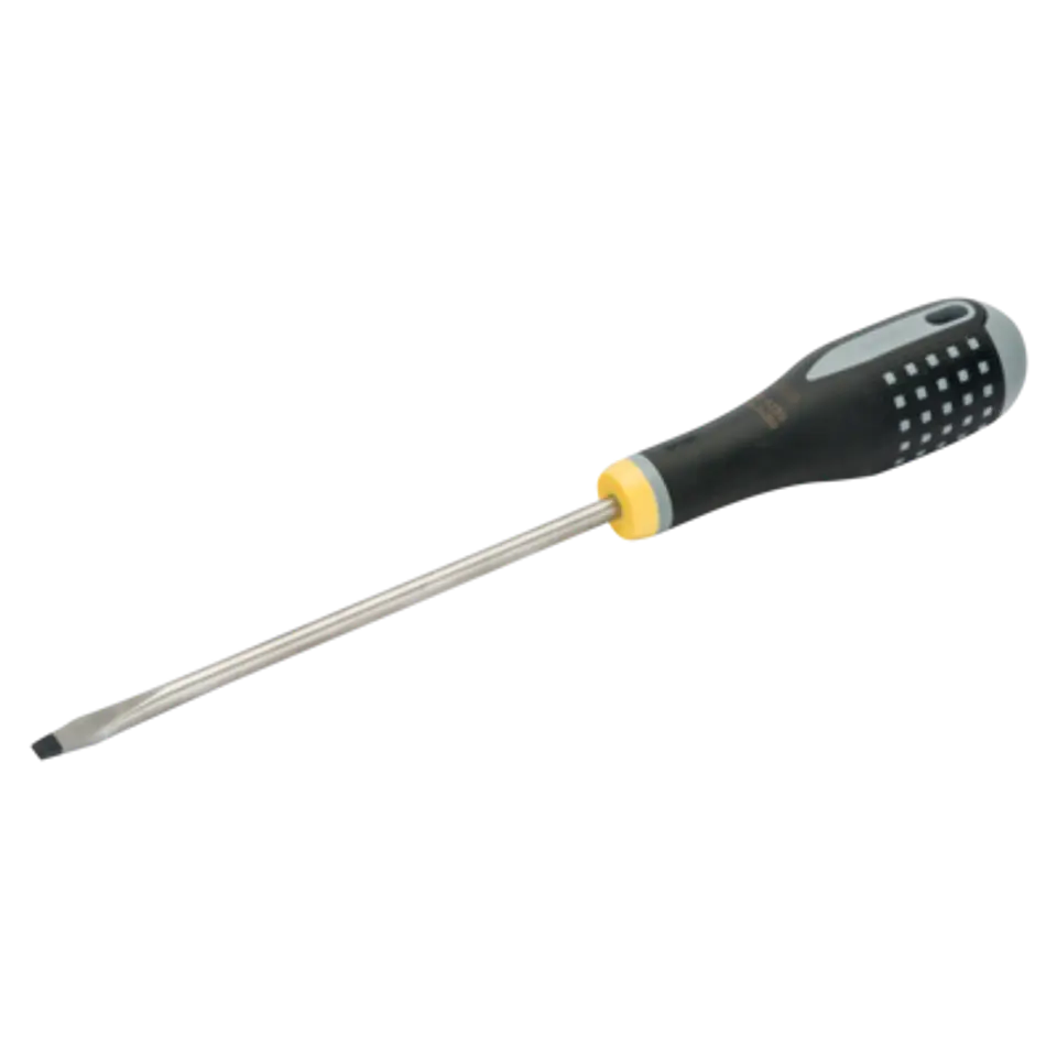 Destornillador de punta plana ranurada ERGO™ con agarre de goma, 1,6 mm x 10 mm x 200 mm Bahco BE-8258 1