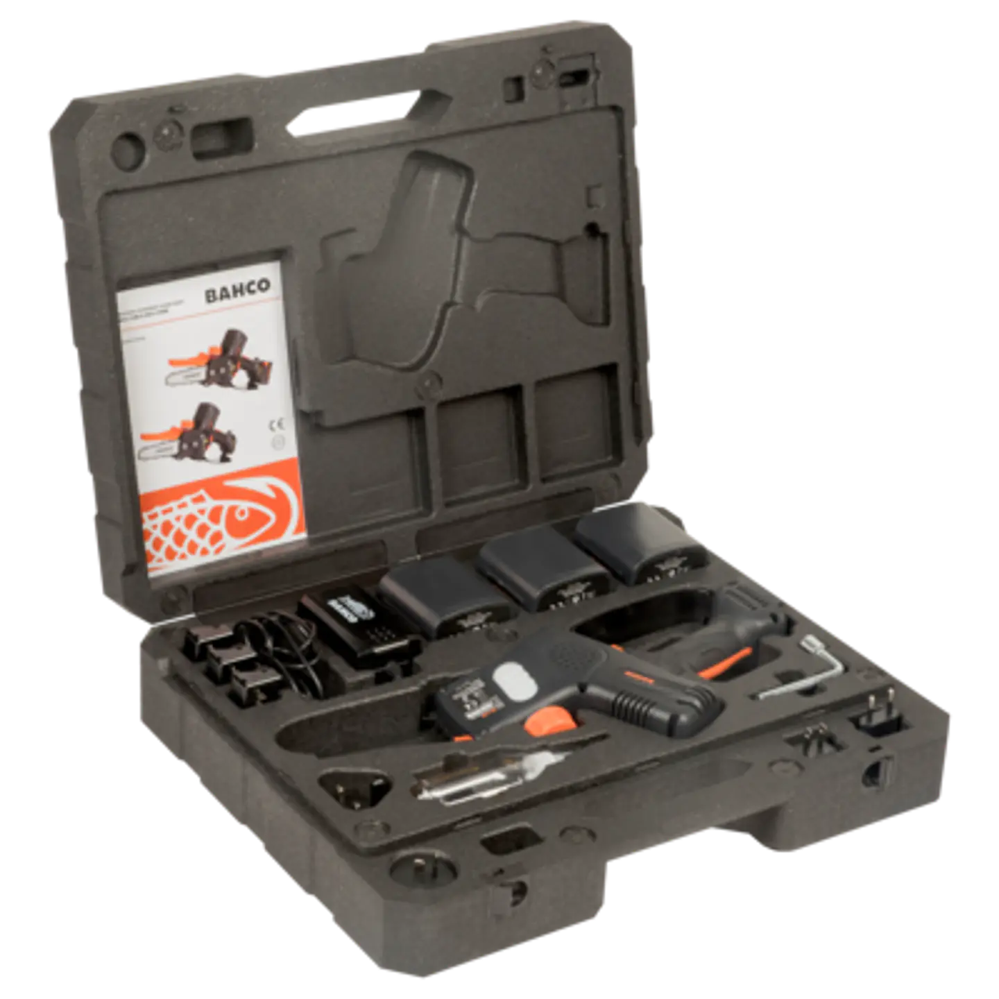 Motosierra a batería sin cable 110mm Bahco BCL15IB 1