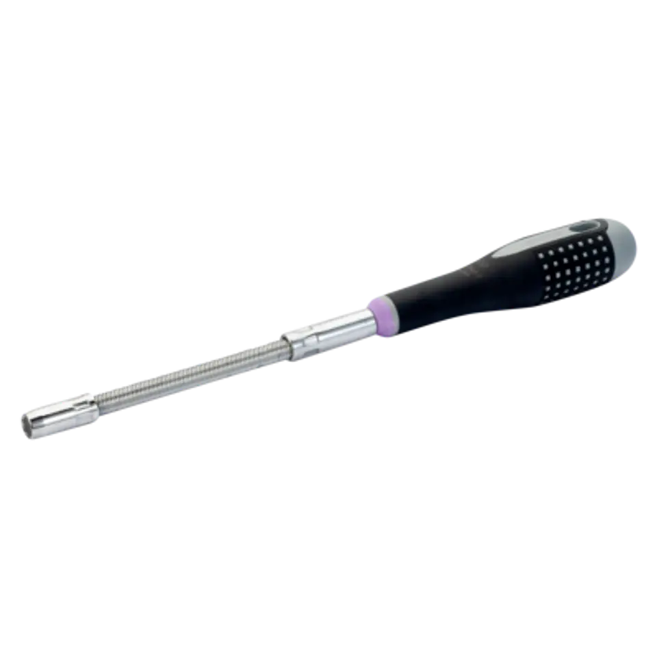 Destornillador llave de vaso con eje flexible ERGO™ con agarre de goma, 8 mm x 150 mm Bahco BE-7608 1