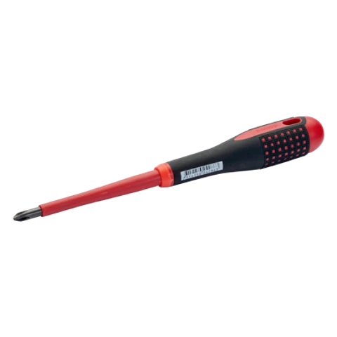 Bahco BE-8640S: Destornillador Phillips aislado VDE ERGO™ con mango de tres componentes, PH4 x 36 mm x 200 mm Bahco BE-8640S