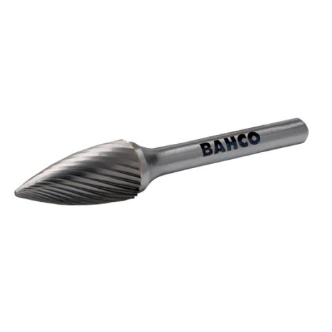 9,6 mm x 19 mm - Ø6 mm Limas rotativas ojivales con punta de carburo de tungsteno para metal corte doble 21/11 Bahco G1020M06X