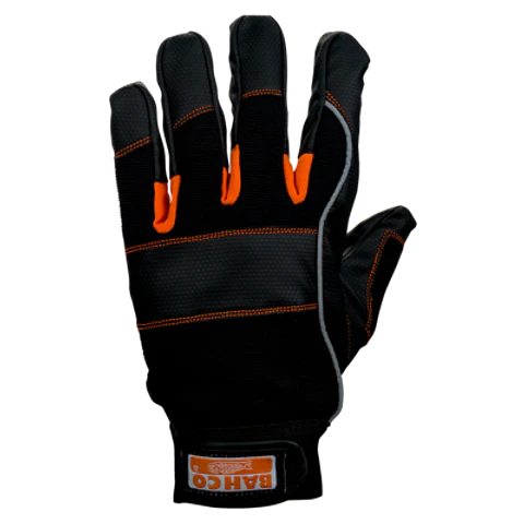 Guantes para herramientas de impacto con almohadillas de amortiguación y antivibración (Tamaño 8) Bahco GL010-8