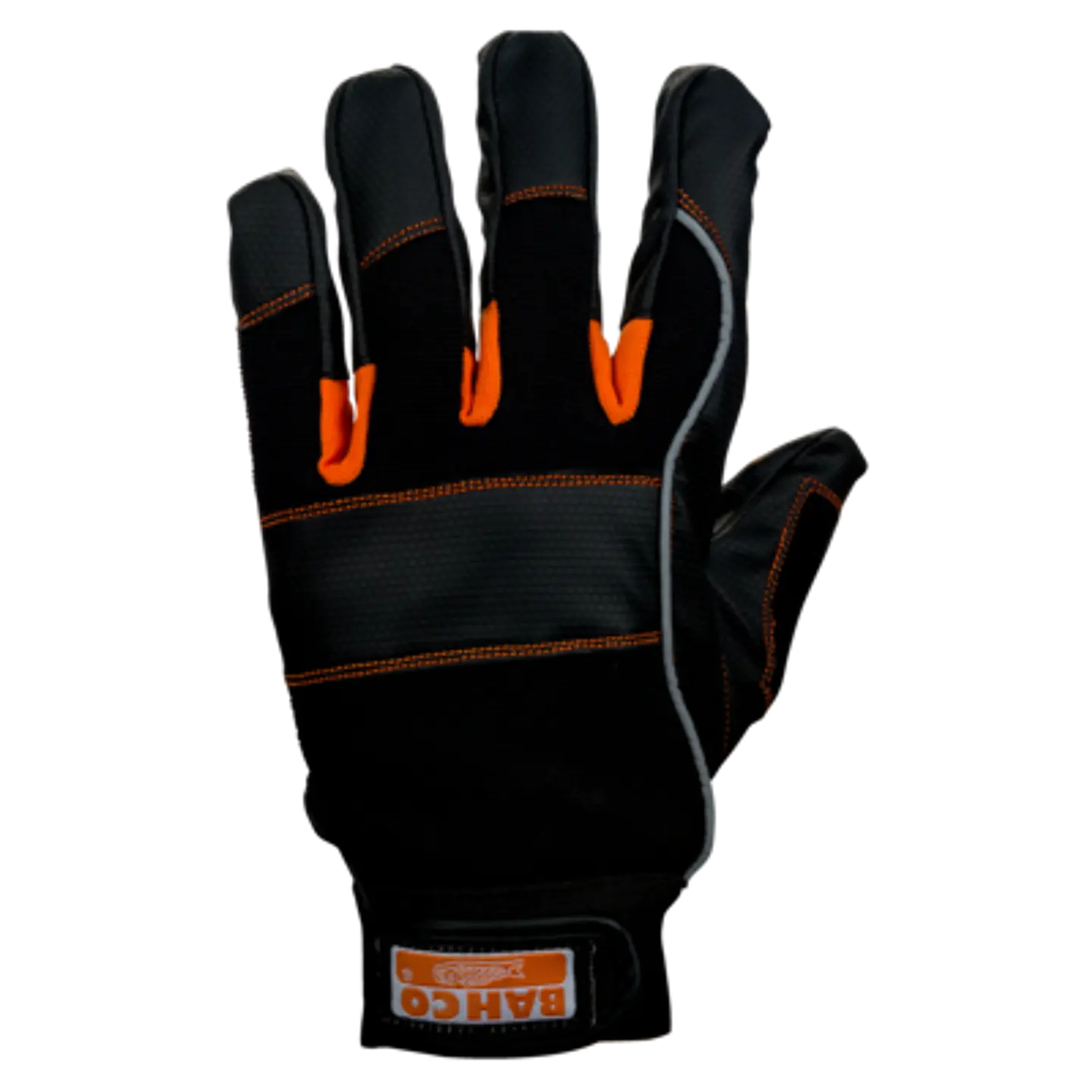 Guantes para herramientas de impacto con almohadillas de amortiguación y antivibración (Tamaño 8) Bahco GL010-8 1