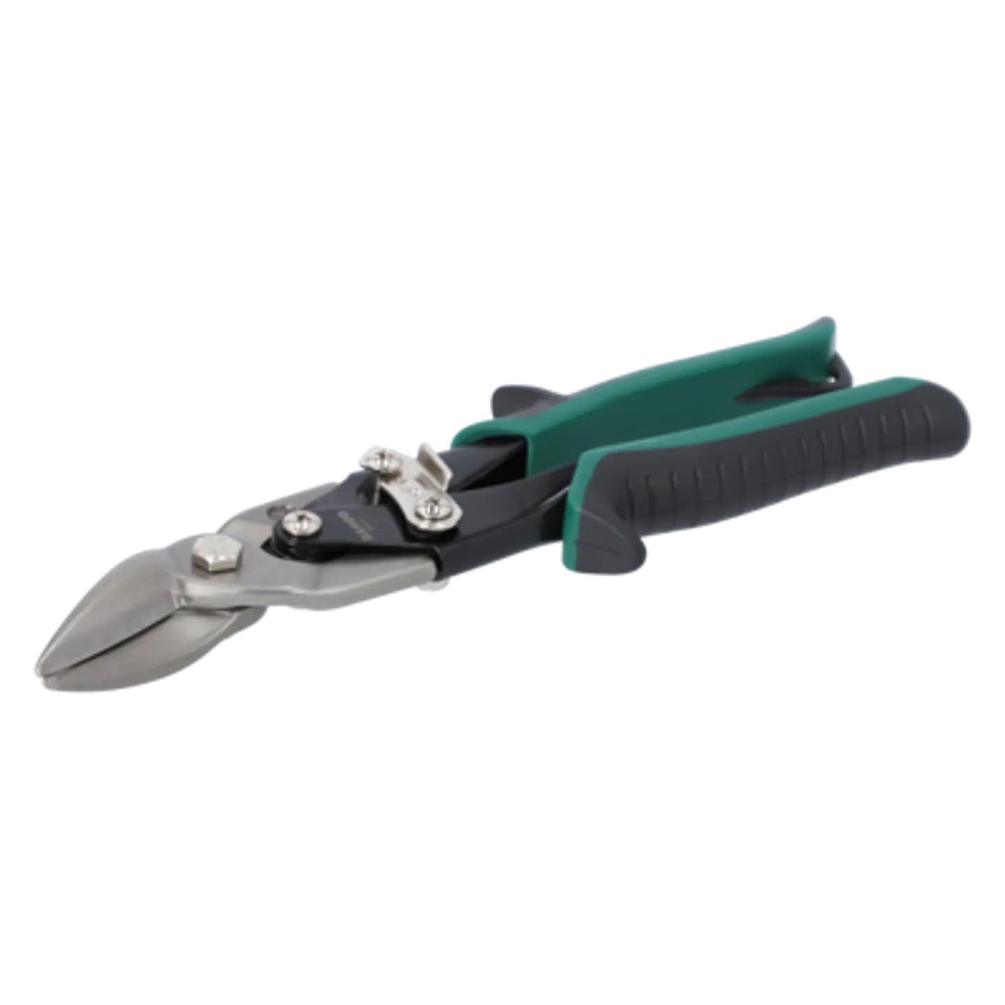 Tijeras cortachapa de 250 mm con corte a derechas y con más potencia gracias a la acción de palanca y el mango verde de 1,5 mm Bahco MA411 1