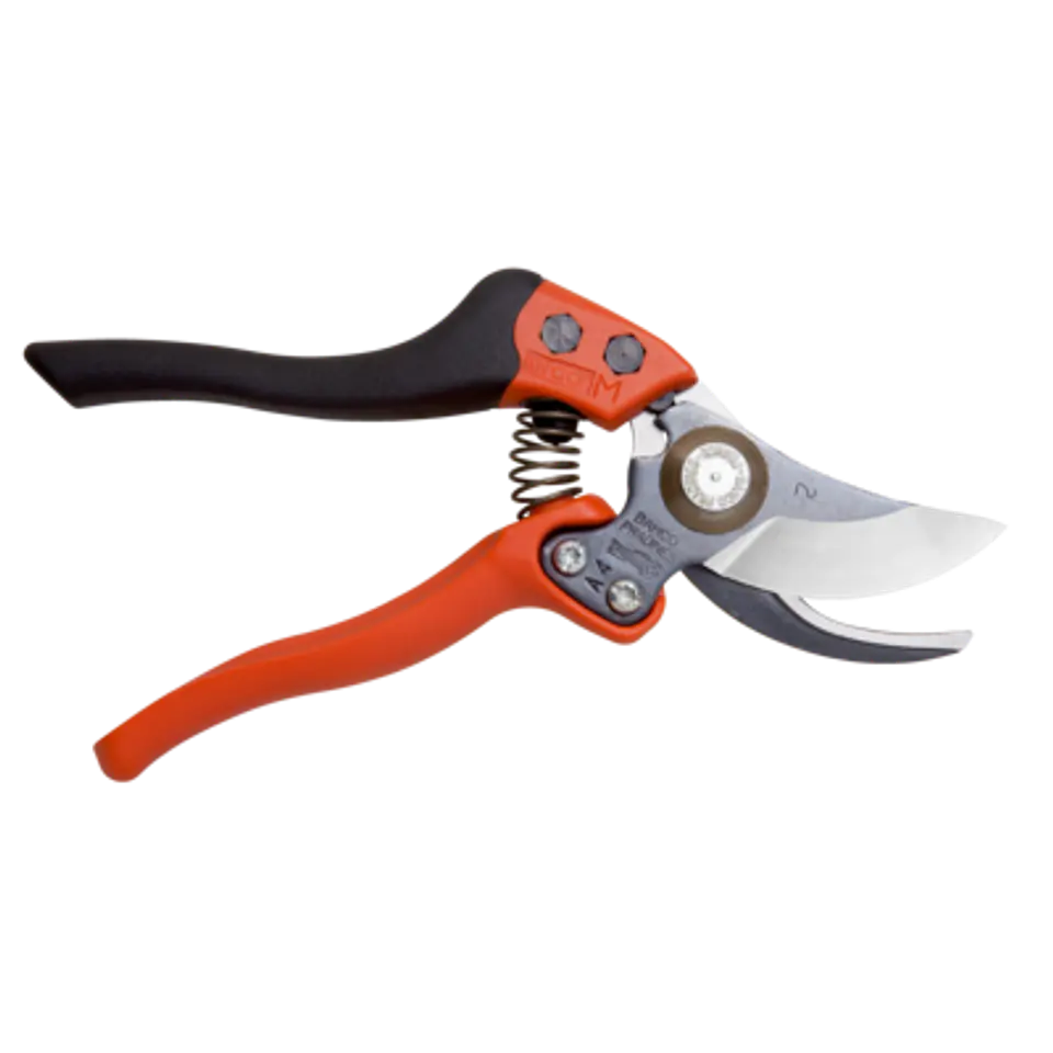 Tijeras de podar de una mano de corte deslizante de 20 mm ERGO™ medianas, para zurdos y con mango fijo recubierto de elastómero Bahco 1