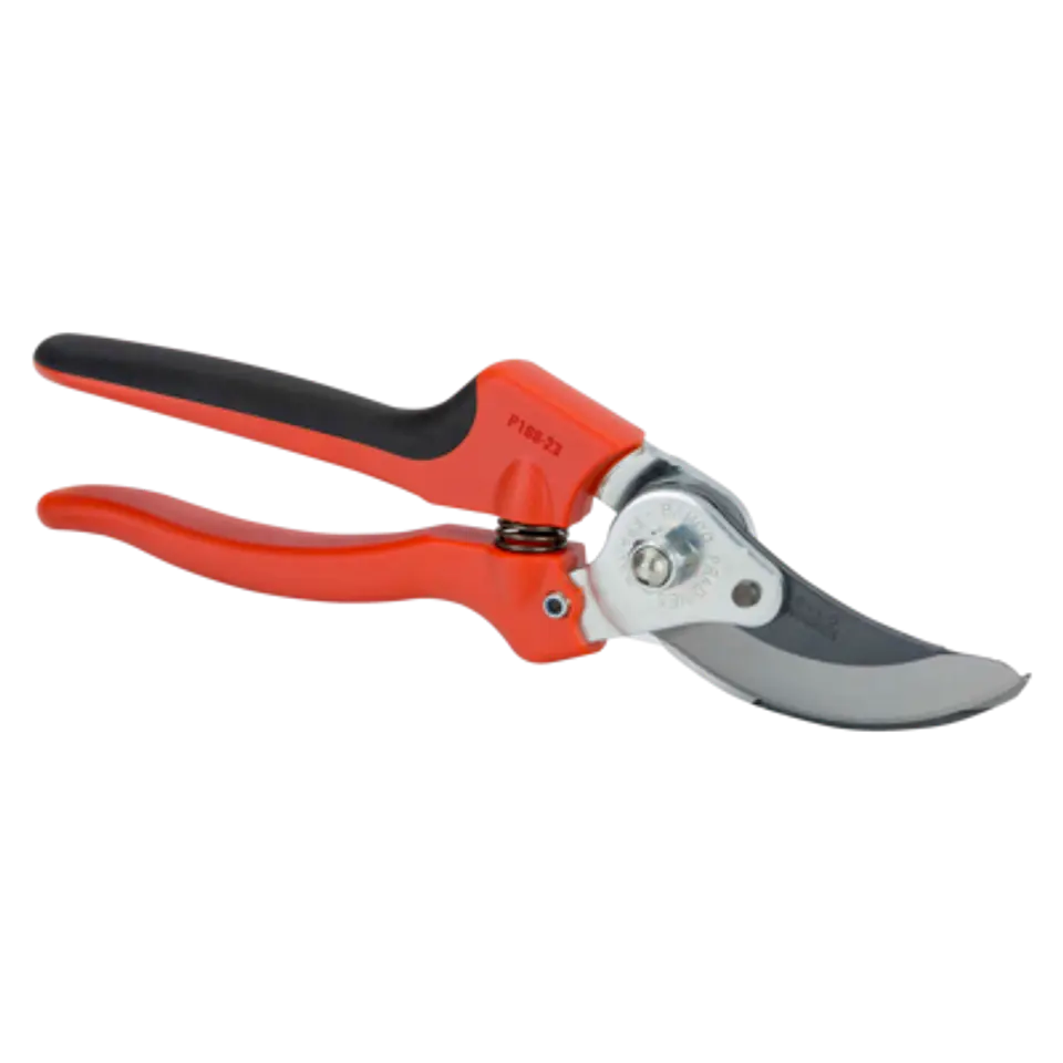 Tijeras de podar de una mano de corte deslizante de 25 mm con mango compuesto de agarre suave y cabezal de corte estrecho de 230 mm Bahco 1