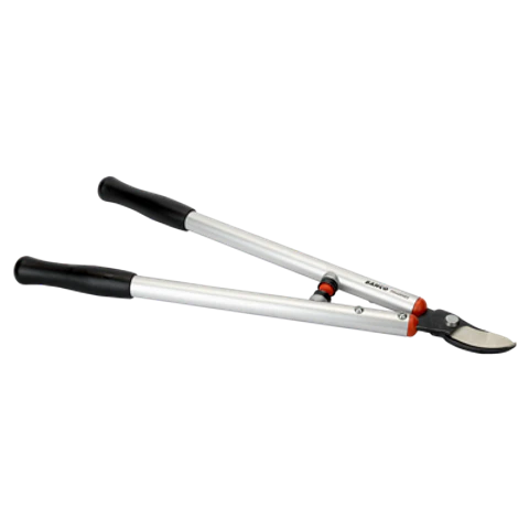 Tijeras de podar de dos manos de corte deslizante súperligeras de 30 mm con mango de aluminio y contrahoja de 600 mm Bahco P114-SL-60