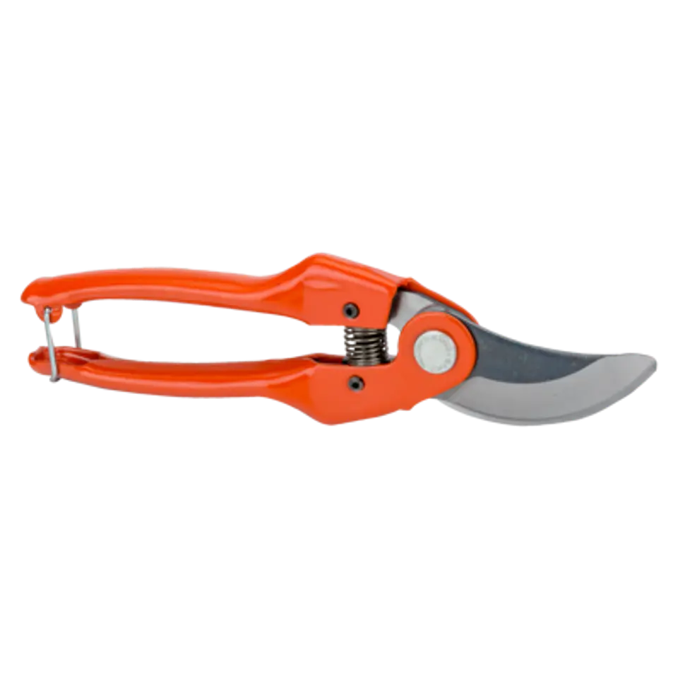 Tijeras de podar de una mano de corte deslizante de 15 mm con mango de acero estampado y prensado y cabezal de corte recto de 190 mm Bahco 1