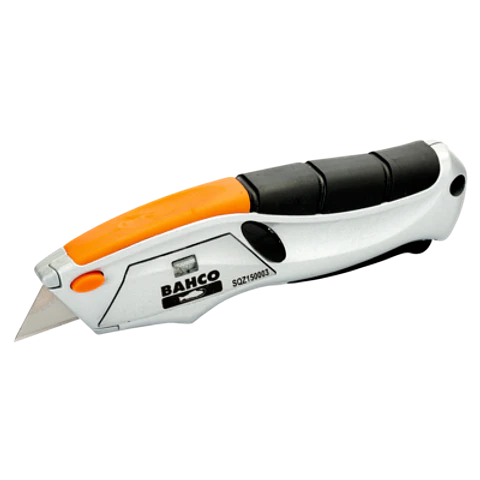 Mini cúter retráctil con agarre de goma de 170 mm Bahco SQZ150003