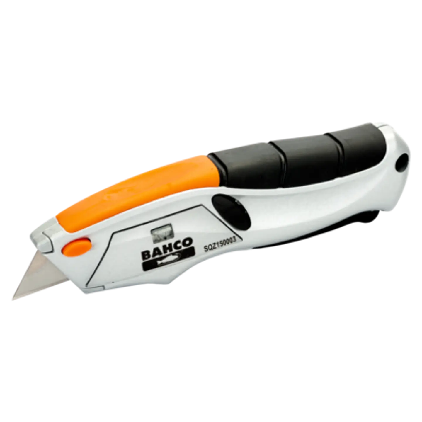 Mini cúter retráctil con agarre de goma de 170 mm Bahco SQZ150003 1