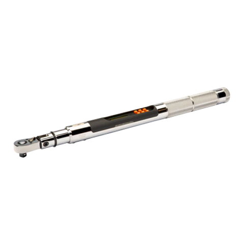 Llave dinamométrica electrónica de par y grados  y cabeza de carraca fija. Cuerpo metálico Bahco TAW38135