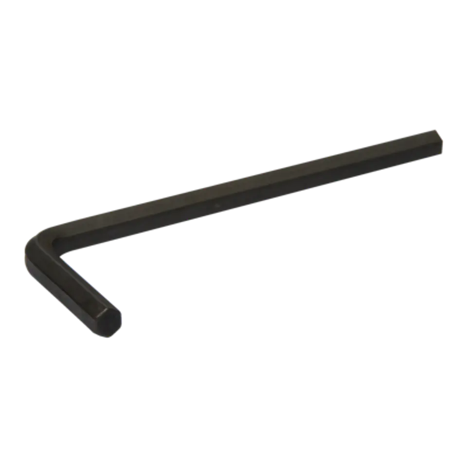 Llave tipo allen corta pavonada, 1/16