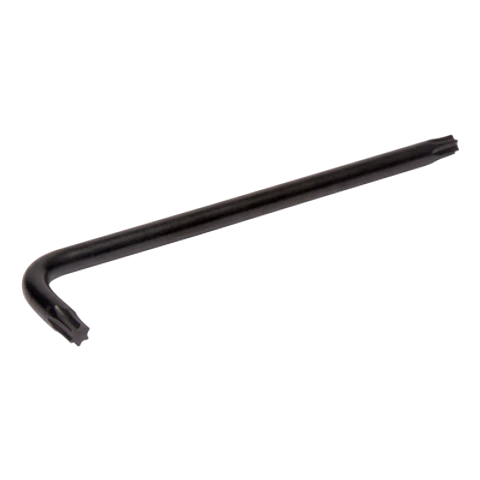 Llave acodada Torx pavonada, T6 × 75 Irimo 457061