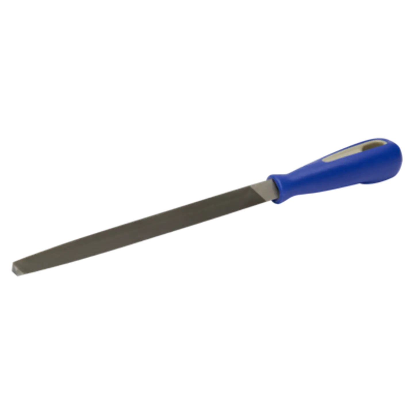 Lima triangular con picado doble entrefino y mango, 8