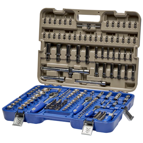 Juego de vasos de 1/4"-3/8"-1/2", mm, 172 piezas Irimo 129-172-4
