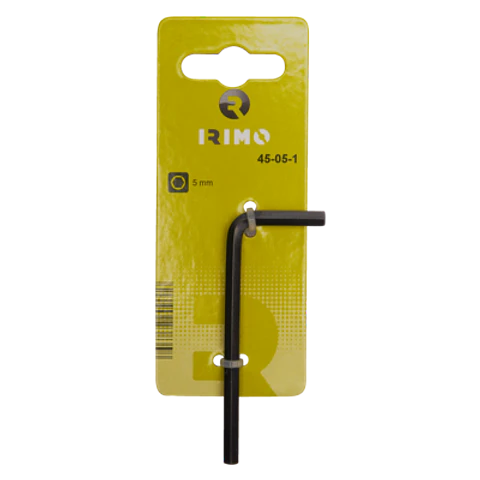Llave tipo allen corta pavonada con clip para colgar, 2,5 mm Irimo 45-02-1