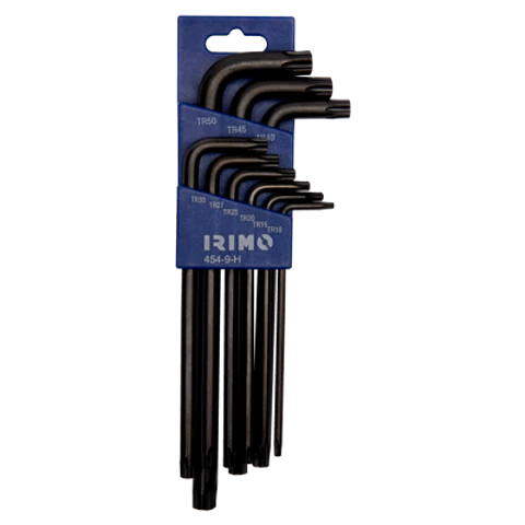 Llaves Torx inviolables con soporte, 9 piezas, TR10-TR50 Irimo 454-9-H