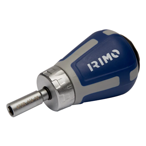 Portapuntas a carraca Stubby de 1/4" con 6 puntas dobles Irimo 475R-1/4-30