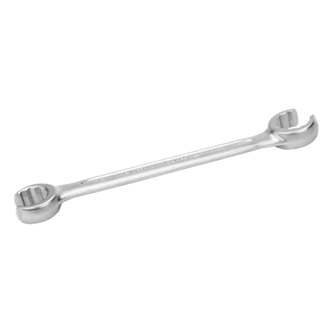 Llave para racores acodada de dos bocas de 1/2" x 9/16" con acabado cromado de 170 mm Bahco 1949Z-1/2-9/16