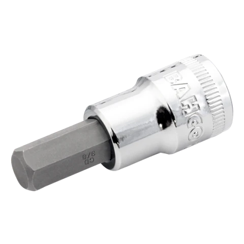 Vaso con punta y cuadradillo de 3/8" para tornillos de cabeza hexagonal de 7/32" Bahco 7409Z-7/32