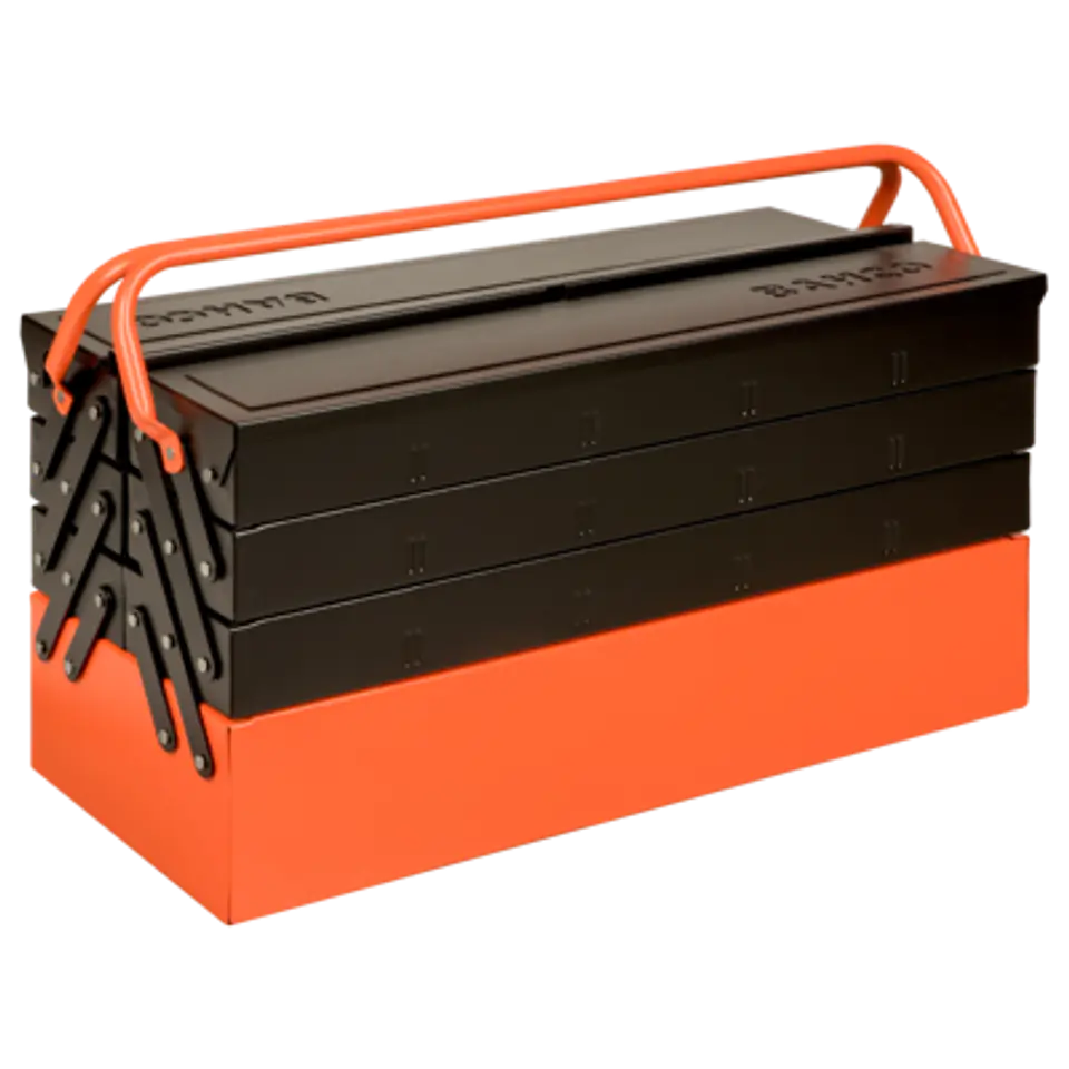 Caja de herramientas con 7 compartimentos de 260 mm x 200 mm x 525 mm y 15 kg Bahco 1497MBF750 1