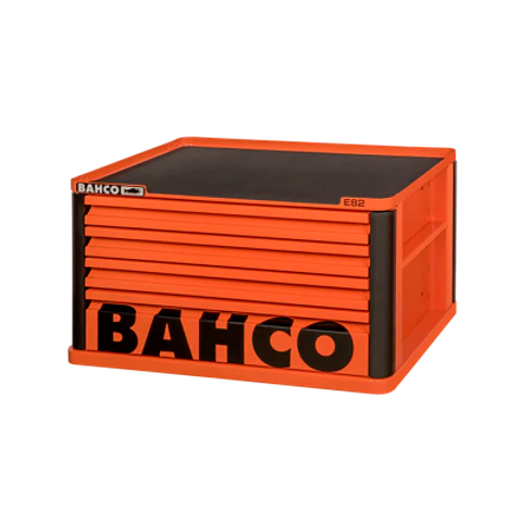Cofres con 4 cajones para el carro HUB del almacenamiento E72 de 26" - 693 mm x 510 mm x 396 mm Bahco 1482K4