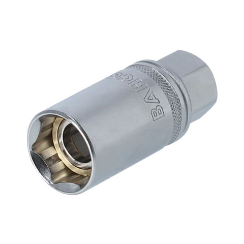 Vasos para bujías, cuadrado 3/8", magnético. Hexagonal, mm y pulgadas Bahco 7406ZZ-16